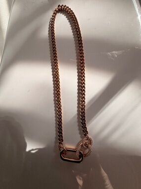 Swarovski Dextra Collar Necklace-rose gold